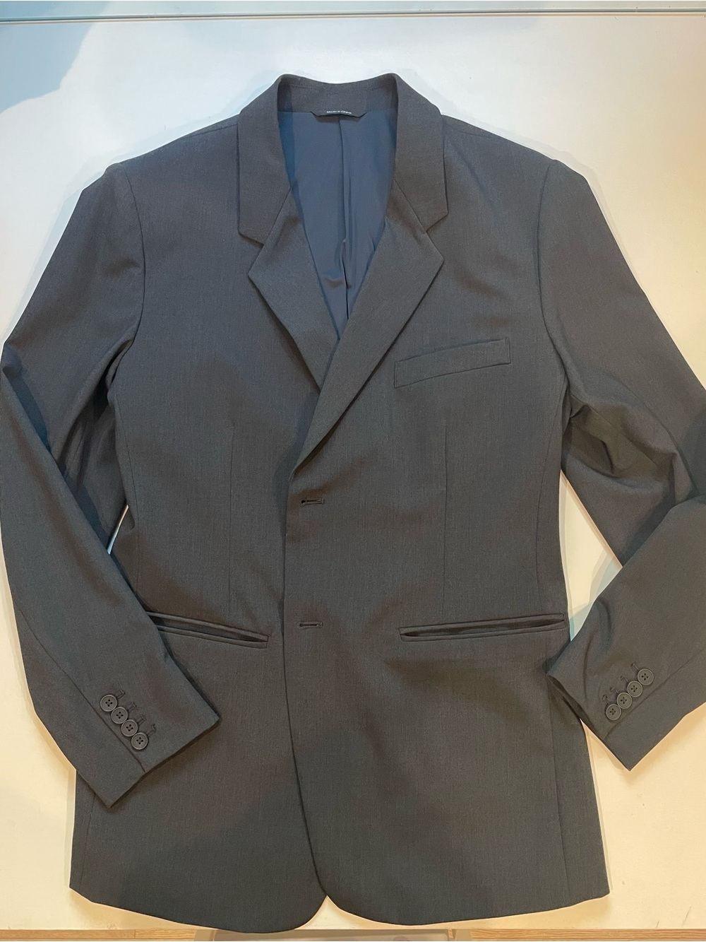 Men’s Ministry of Supply Velocity Suit - 44R - Charcoal